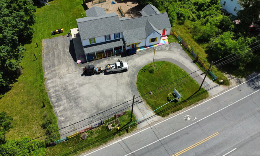 Boonsboro MD Parking Lot - Before paving